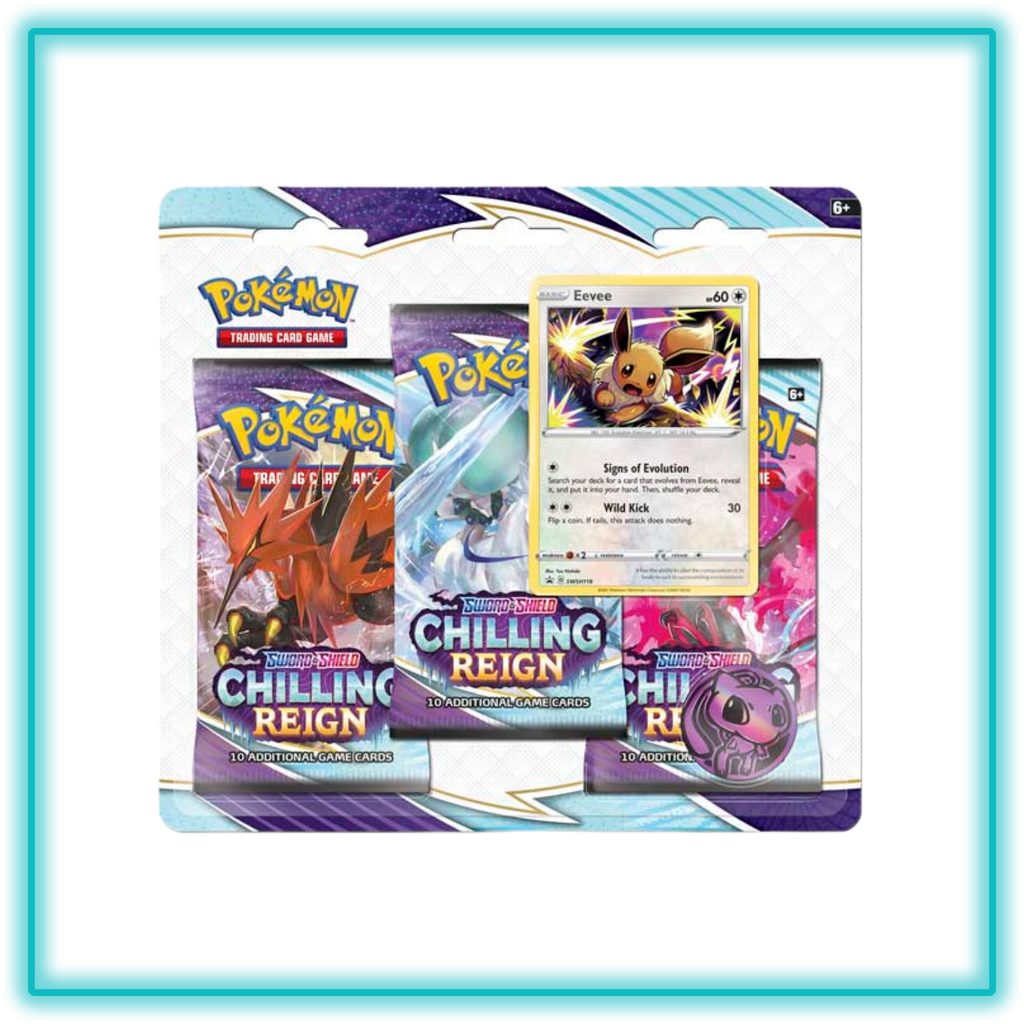 Pokémon Sword & Shield - Chilling Reign 3 Pack Blister